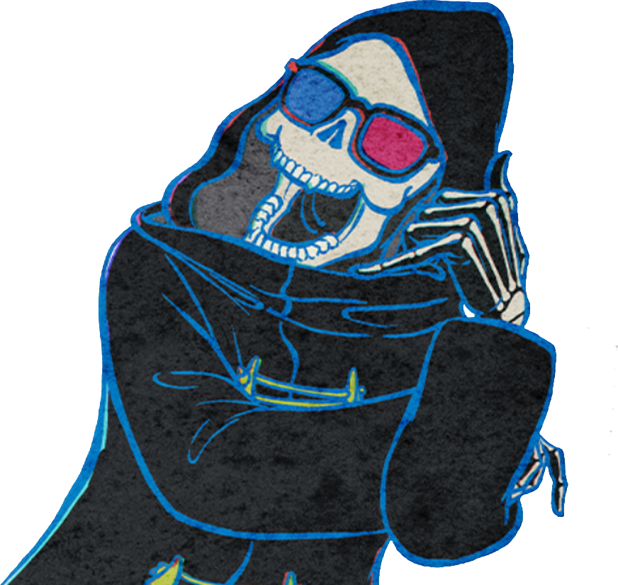 Moshi-moshi - Uncle Death Png (872x825), Png Download