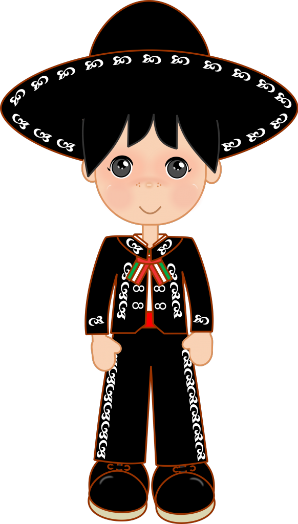 Mexico Crafts, Mexican Party, Mexican Fiesta, Clipart, - Charro Mexicano Caricatura (582x1024), Png Download
