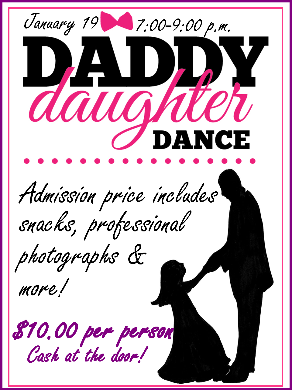Daddy Daughter Dance 2 - Father Daughter Dance Flyers (978x1293), Png Download