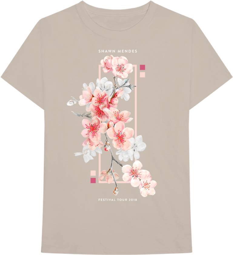Festival Tour T-shirt - Shawn Mendes Festival Tour Shirt (1024x1024), Png Download