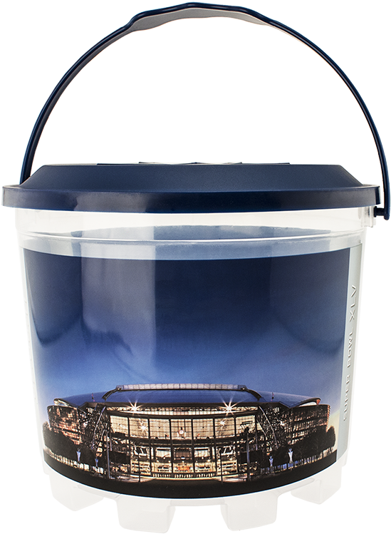 160oz Sand Castle Bucket - Photofile Pfsaamp03401 Cowboys Stadium Super Bowl Xlv (558x760), Png Download