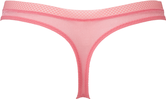 Glossies Thong Salmon Rose Rear Shot - Gossard Glossies Thong 6276 Women's (800x1000), Png Download