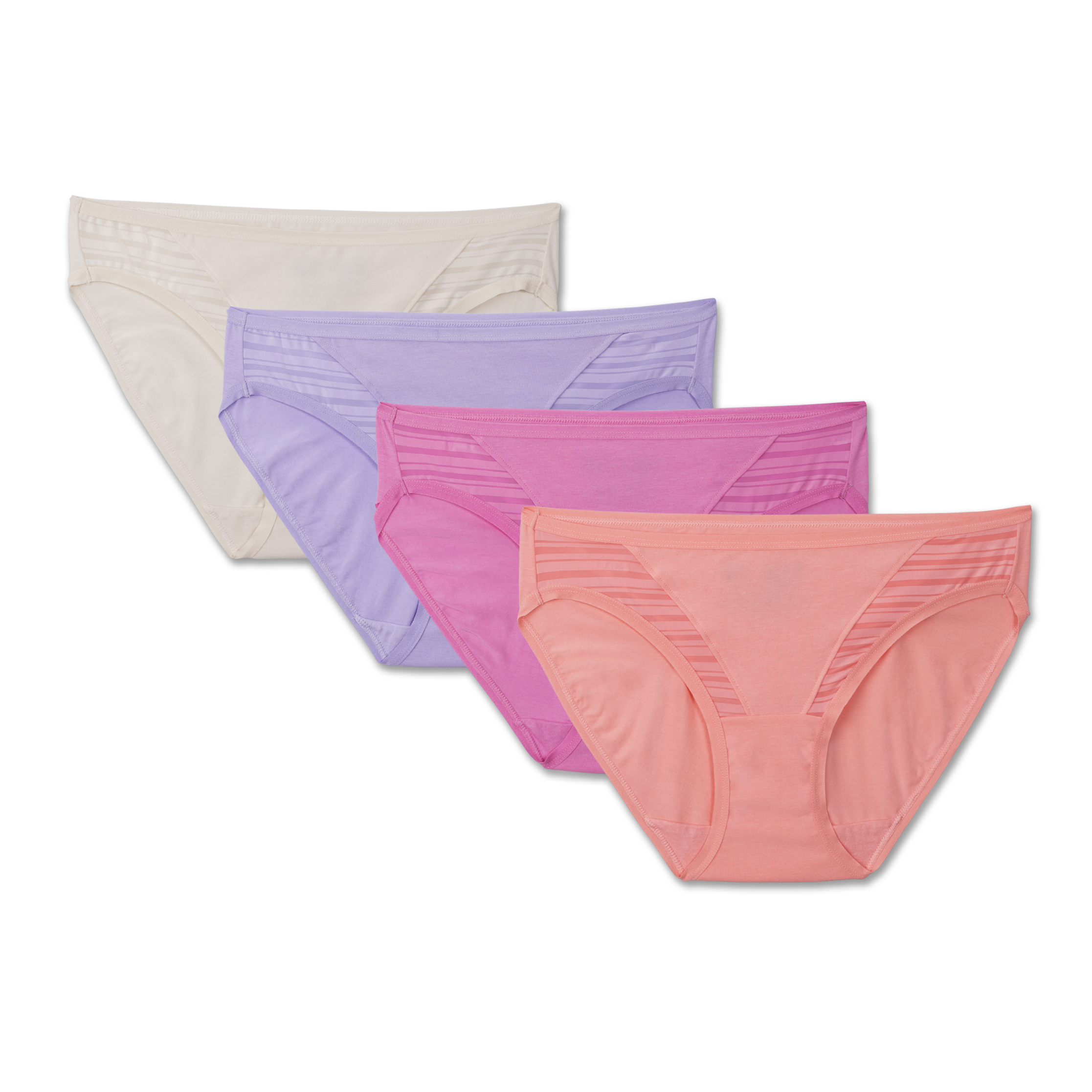 Women's Coolblend Bikini, 4 Pack - Fruit Of The Loom Women's Coolblend Bikini (2232x2768), Png Download
