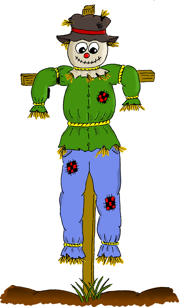 Vacation, Scarecrow Fall Autumn Halloween Harvest Se - Scarecrow Clipart (746x1280), Png Download