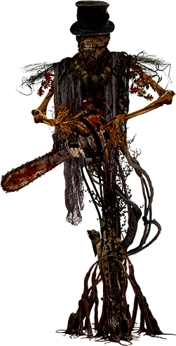 Cornfield Of Terror Scarecrow - Cornfield Of Terror (251x492), Png Download