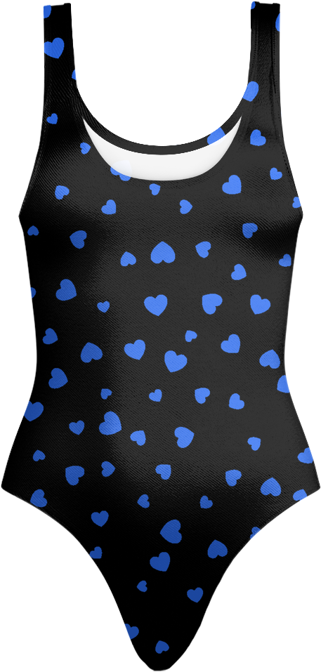 Blue Hearts Swimsuit - Swimsuit (1024x1024), Png Download