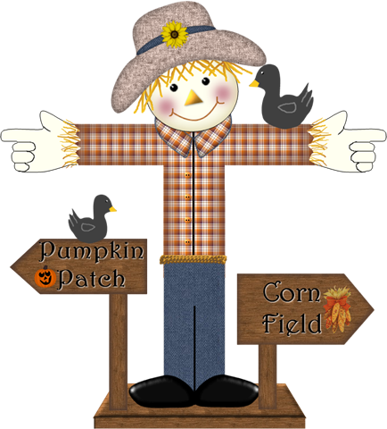 Scarecrow-006 - Cartoon (434x480), Png Download