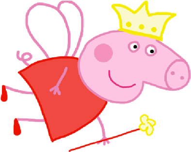 Peppa Pig Funny Fairy Party Clipart 1 U0026middot Peppa - Peppa Pig (400x400), Png Download