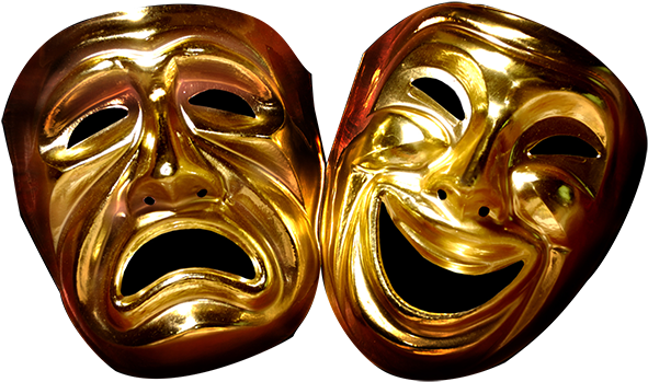 Theater Masks Png Download - Theatre And Encounter: The Psychology Of The Dramatic (720x402), Png Download