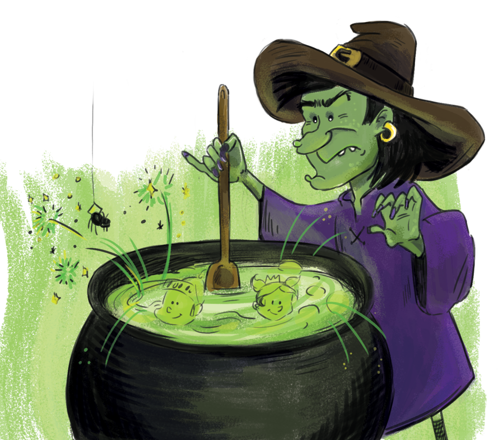 Witch (1000x881), Png Download