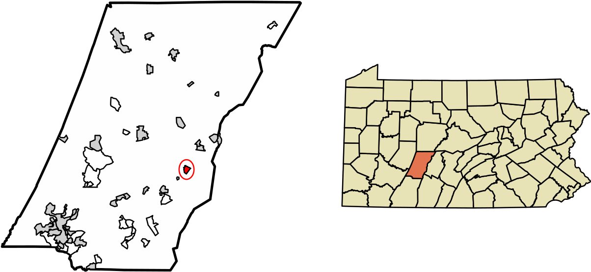 Cambria County Pennsylvania Incorporated And Unincorporated - Natchez Louisiana (1280x630), Png Download