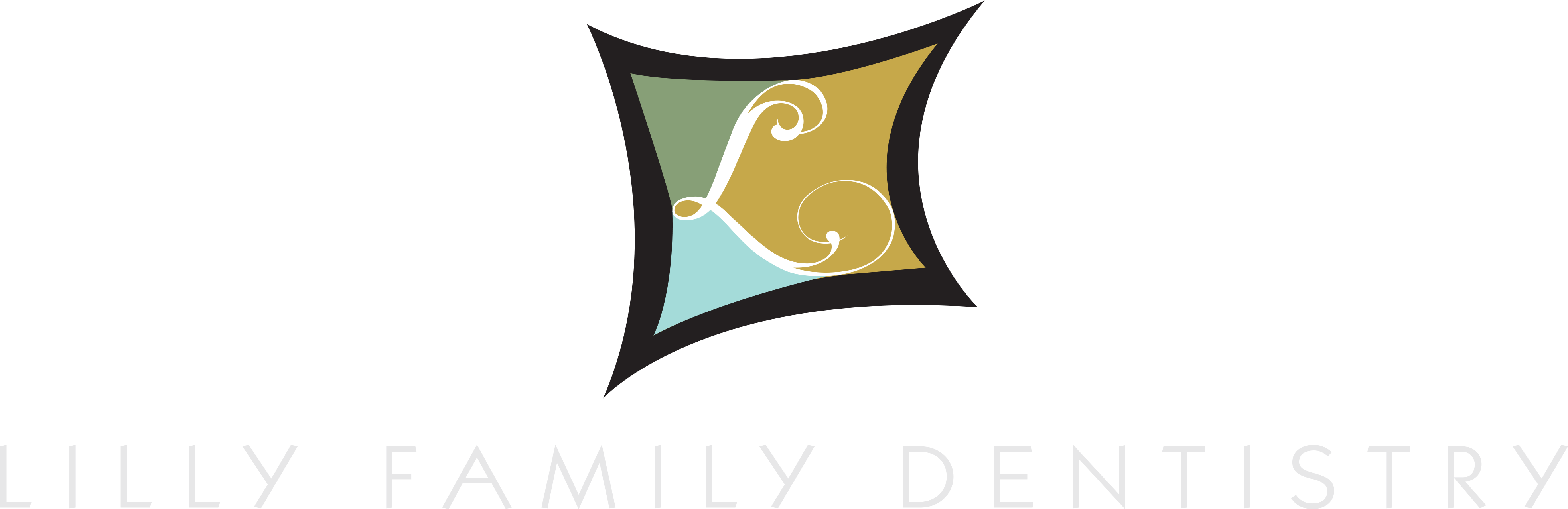 Family Dentistry - Lilly Family Dentistry (3944x1374), Png Download