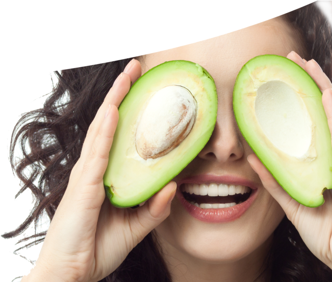 Avacado Girl (1000x575), Png Download