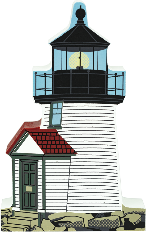 Cat's Meow Village Brant Point Lighthouse Nantucket (667x1000), Png Download