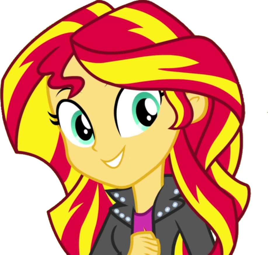 Sunset Shimmer Png Photo - Sunset Shimmer Equestria Girl Happy (918x871), Png Download