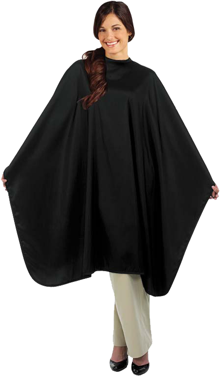 Betty Dain Signature Shimmer Styling Cape - Betty Dain Classique Styling Cape, Black, 120cm X 150cm (1600x1600), Png Download
