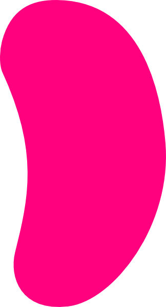Jelly Beans Clipart Pink - Pink Jelly Bean Clipart (324x598), Png Download