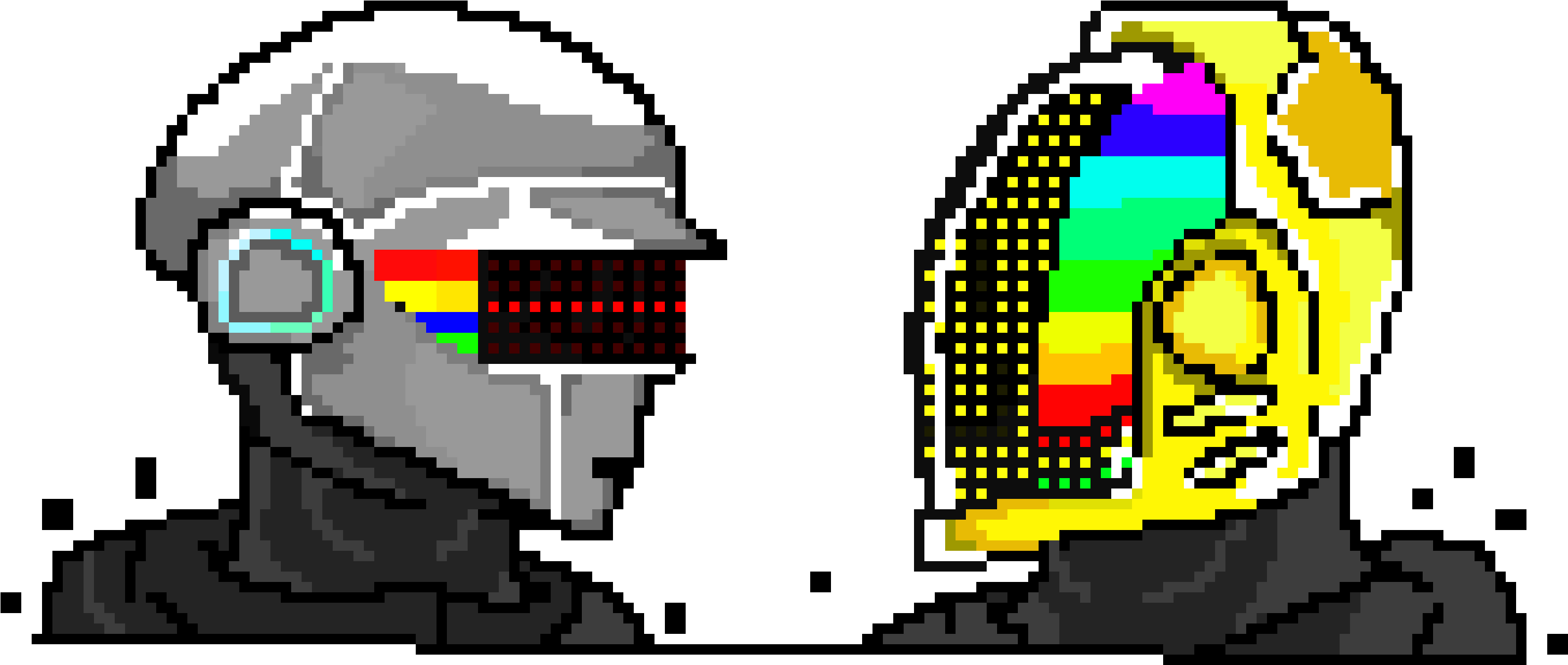 Daft Punk Clipart Recent - Daft Punk Icon (3100x1440), Png Download