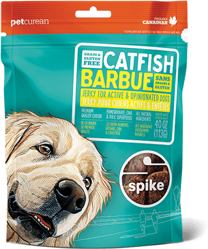 Grain Free Catfish Jerky For Dogs - Petcurean Spike Treats (470x610), Png Download