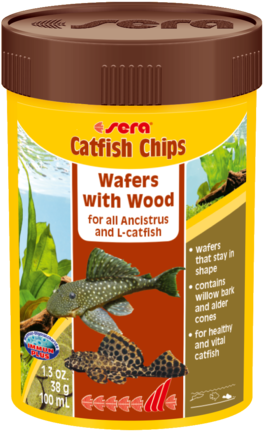 Sera Catfish Chips - Sera Catfish Chips Fish Food 38g (274x450), Png Download