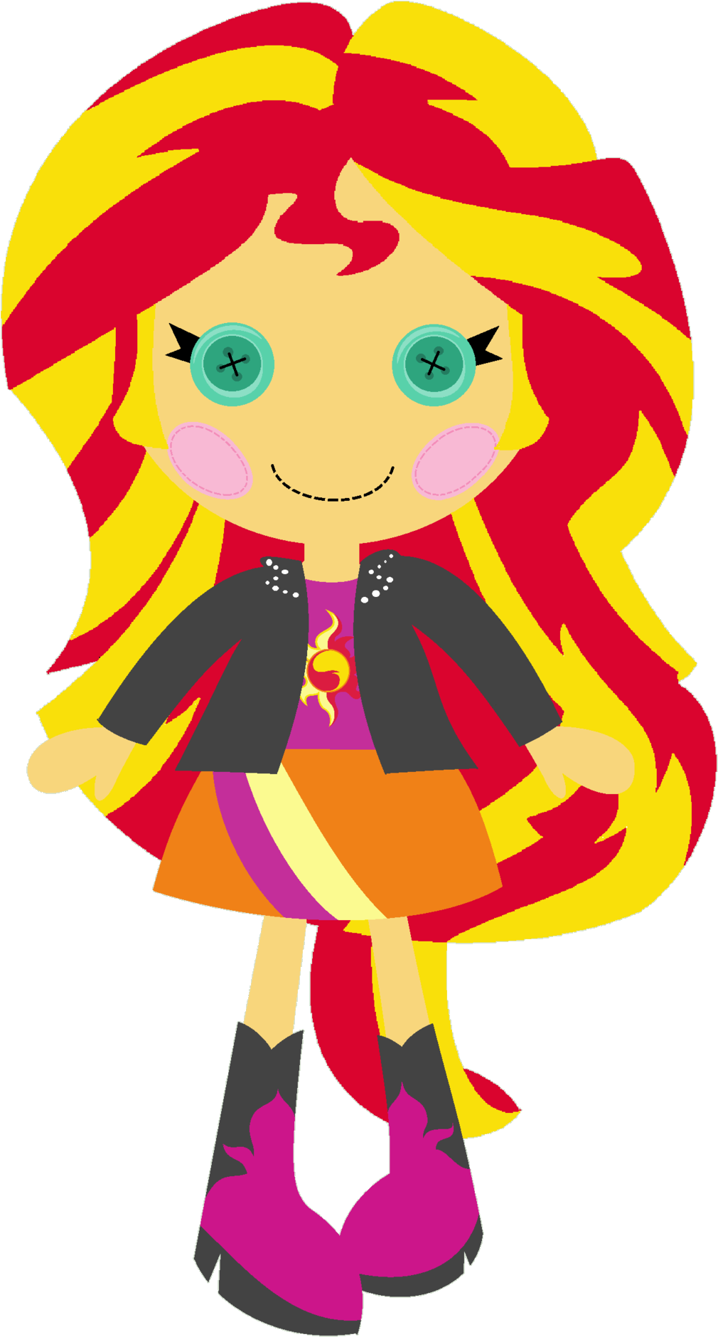 My Little Pony Equestria Girls Lalaloopsy (1024x1886), Png Download