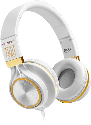 Product Description - White Dj Headphones (550x550), Png Download