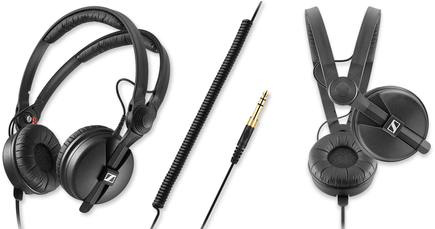 Sennheiser Hd25 Lightweight On-ear Dj Headphones - Sennheiser Hd 25 On-ear Headphones (900x467), Png Download