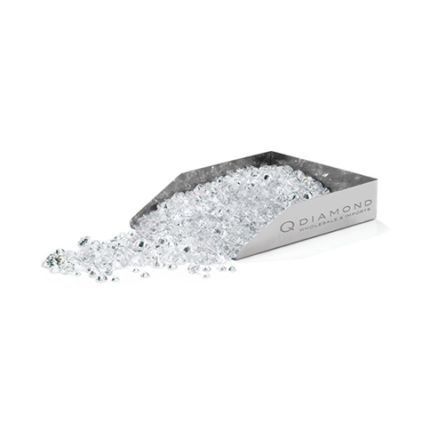 Loose Diamond Qdiamonds - Diamond Melee (506x494), Png Download
