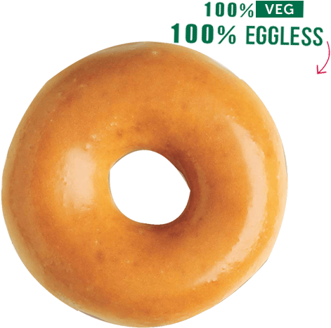 Krispy Kreme Delhi Order Online - Krispy Kreme Donut Png (477x520), Png Download