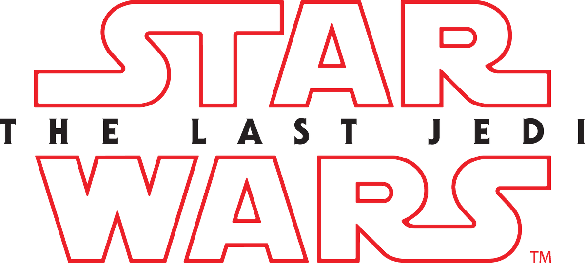 9 Dec - Star Wars The Last Jedi Logo (1200x541), Png Download