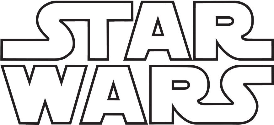 Star Wars Clipart - Logo Do Star Wars (1024x409), Png Download