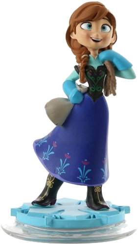 Disney Infinity Characters Anna (282x498), Png Download