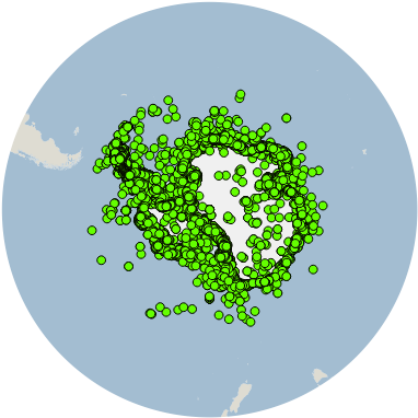Scar Composite Gazetteer Of Antarctica Scar, 1992/2017 - Circle (393x393), Png Download