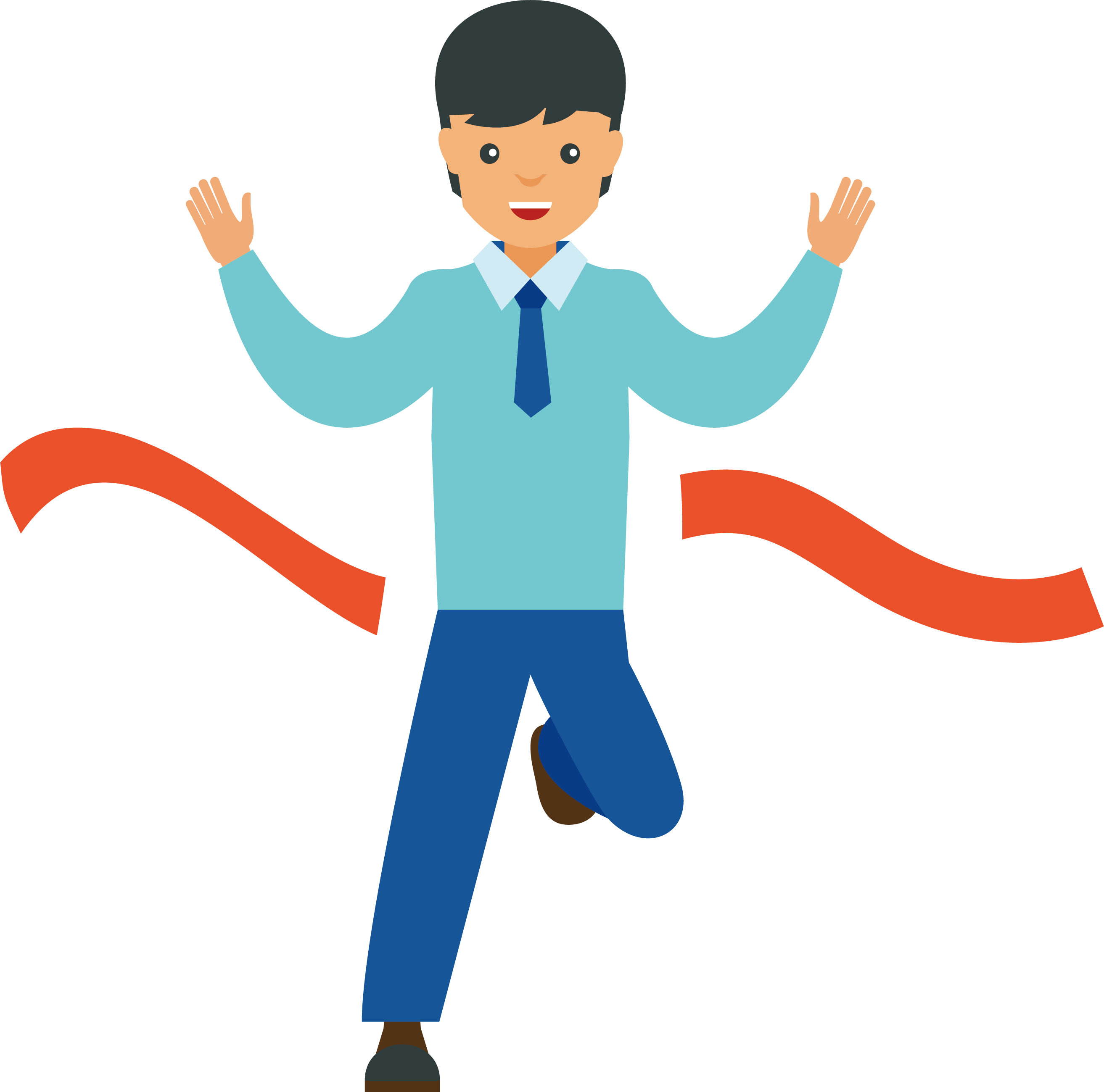 Finish Line, Inc - Crossing The Finish Line Clip Art Transparent (2626x2599), Png Download