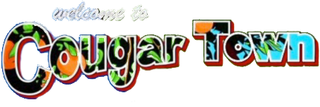 Cougar Town - Cougar Town Title Card (500x281), Png Download