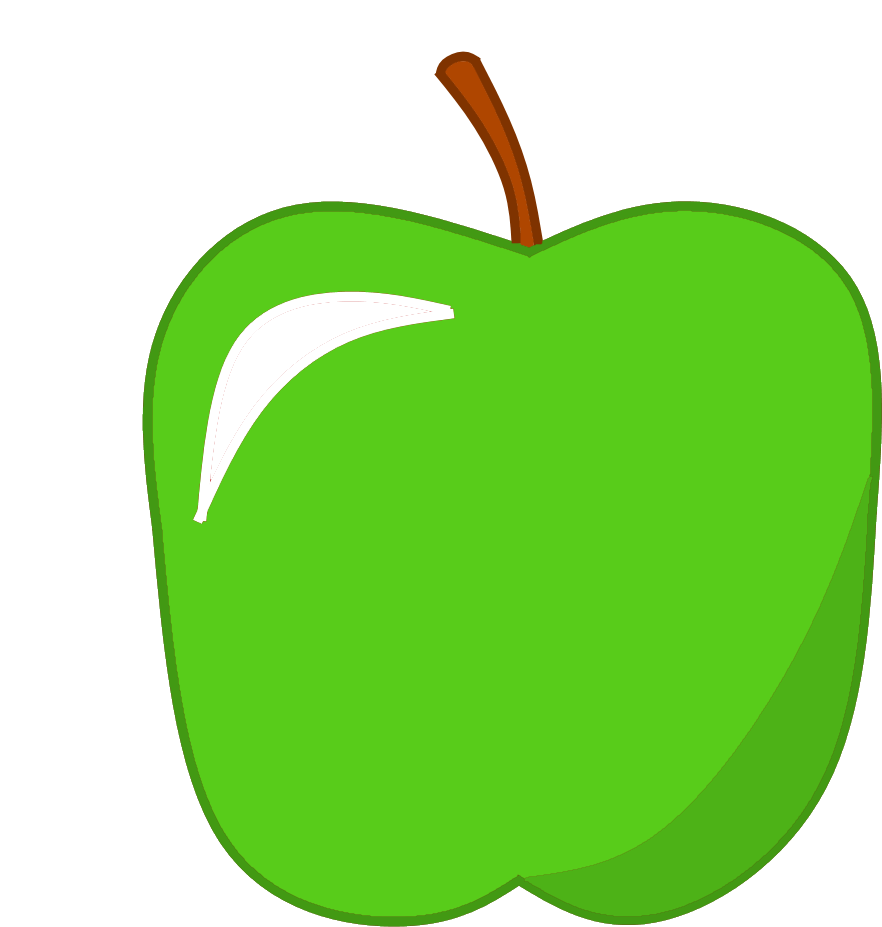 Apple Green - Clip Art (1000x1000), Png Download