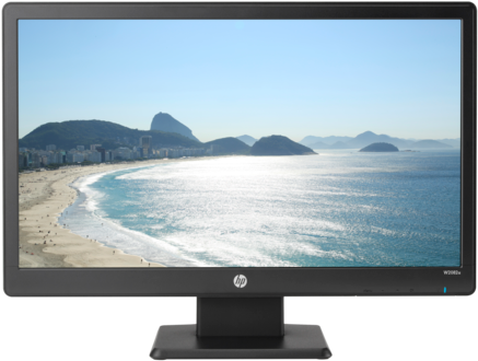 Hp W2082a 20-inch Led Backlit Monitor - Hp 20 Inch Monitor (573x430), Png Download