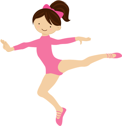 Gymnast Clipart Baby - Imagen Animada De Gimnastas (640x548), Png Download