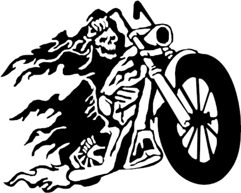 Ghost Rver Sign Download Ghost Rider Decal Sticker Ghost - Grim Reaper On Motorcycle ...