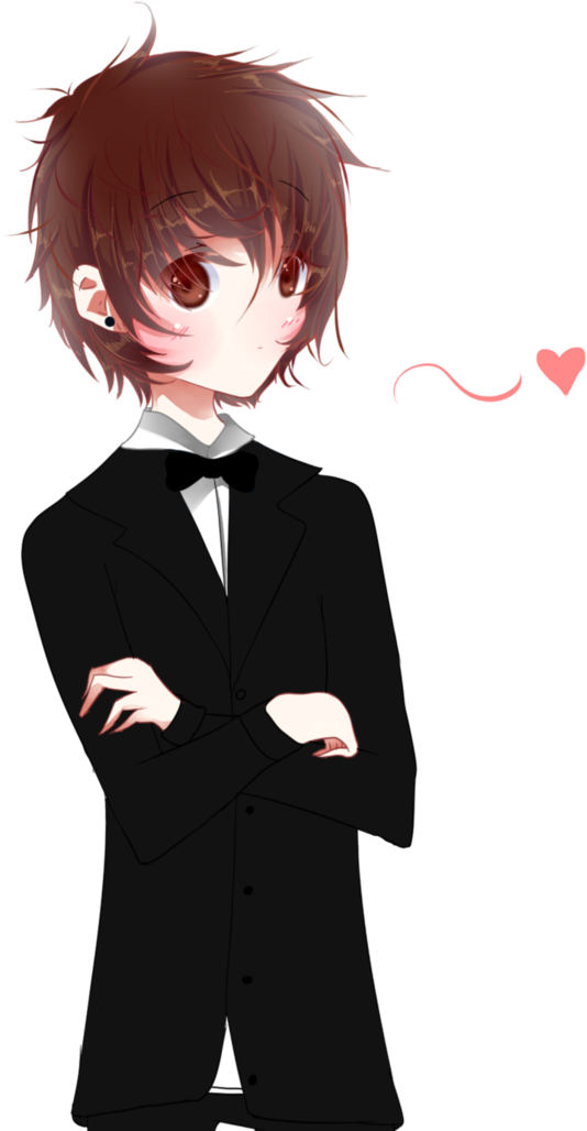 Clip Download Boy Transparent Cute - Cute Boy Anime Transparent (762x1048), Png Download