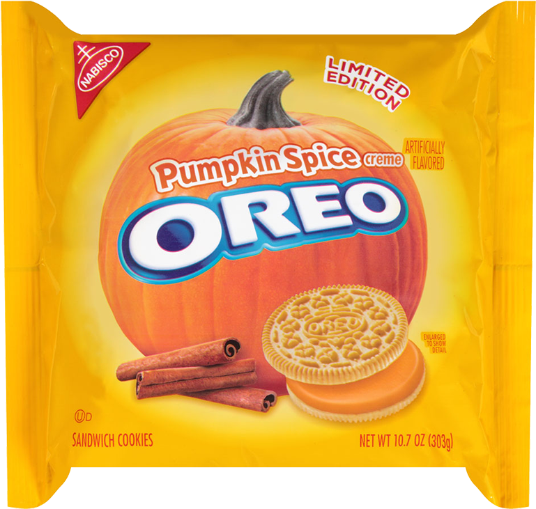 2900001825 Cf Png - Pumpkin Spice Oreos 2016 (780x742), Png Download