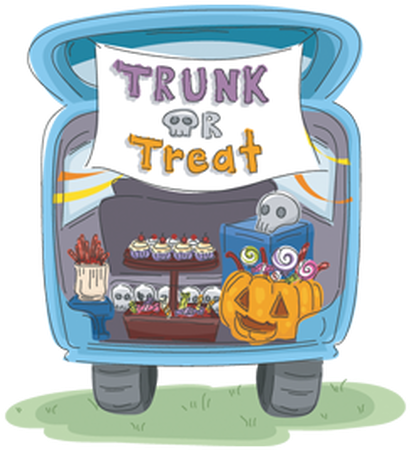 Trunk Or Treat - Trunk Or Treat Png (421x455), Png Download