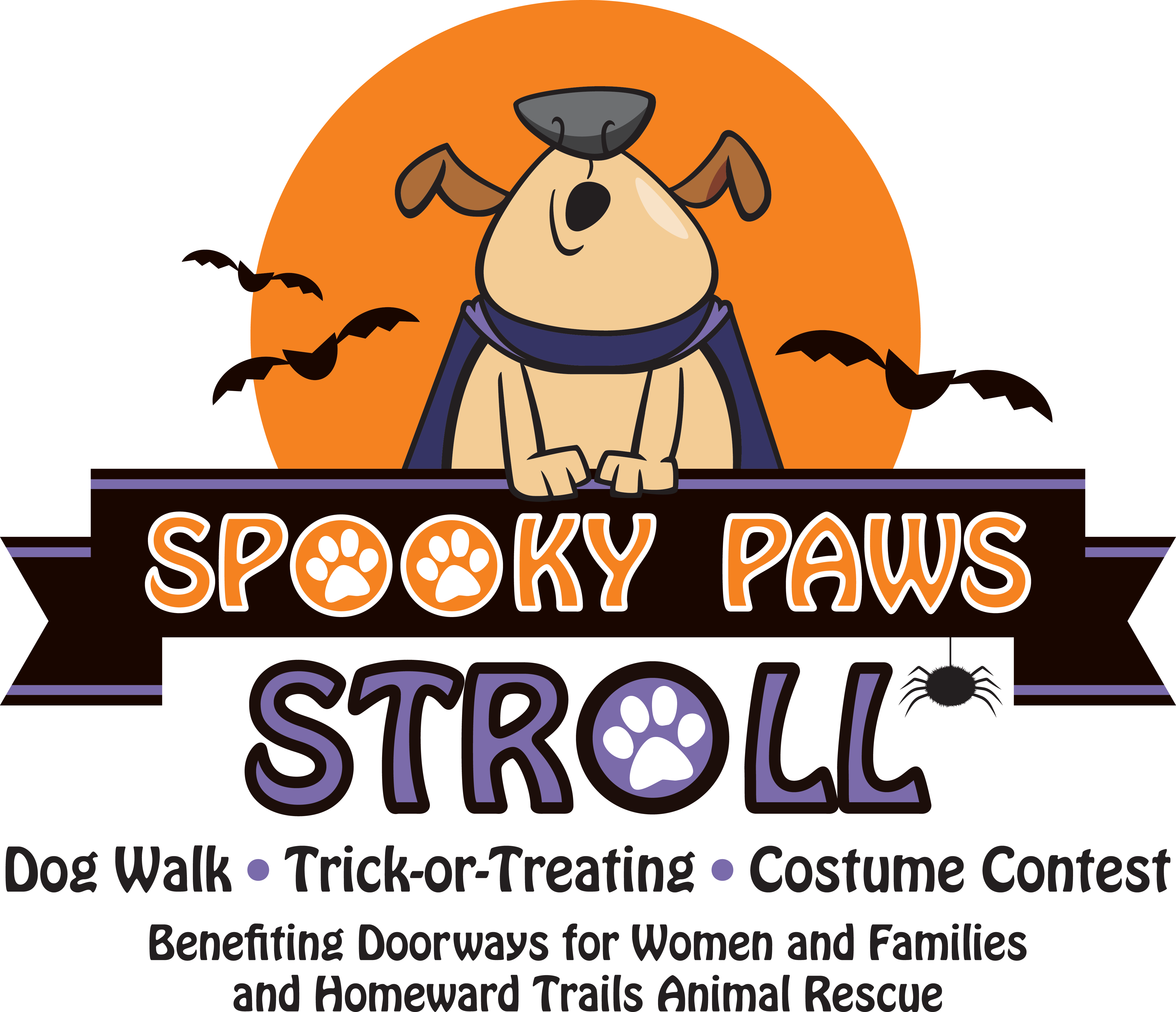 Trick Or Treat Clipart Pet - Doorways For Women & Families (4500x3874), Png Download