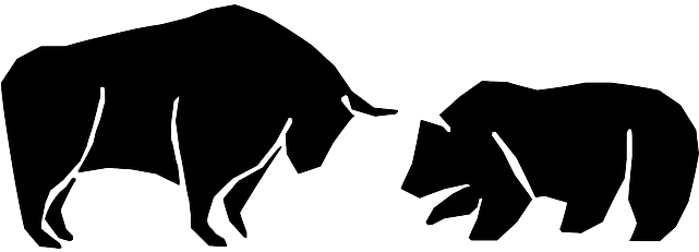 Bull And Bear Png (640x320), Png Download