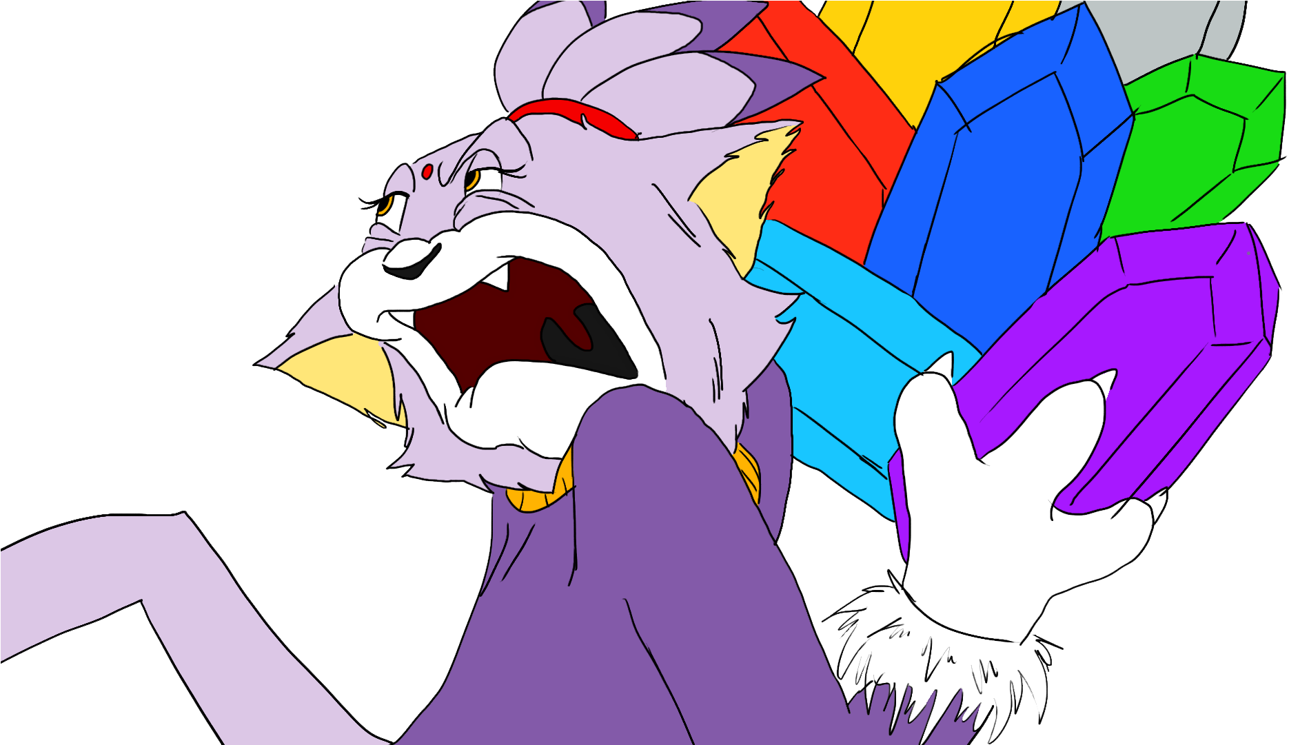 Mammal Fictional Character Vertebrate Purple Nose Cartoon - Sonic The Hedgehog (1920x1080), Png Download