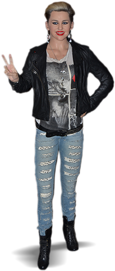 Personajes > Espectáculo > Miley Cyrus - Miley Cyrus Museo De Cera (288x550), Png Download