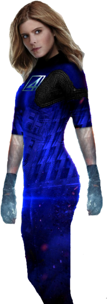 Png Quarteto Fantástico - Invisible Woman Png (748x1067), Png Download