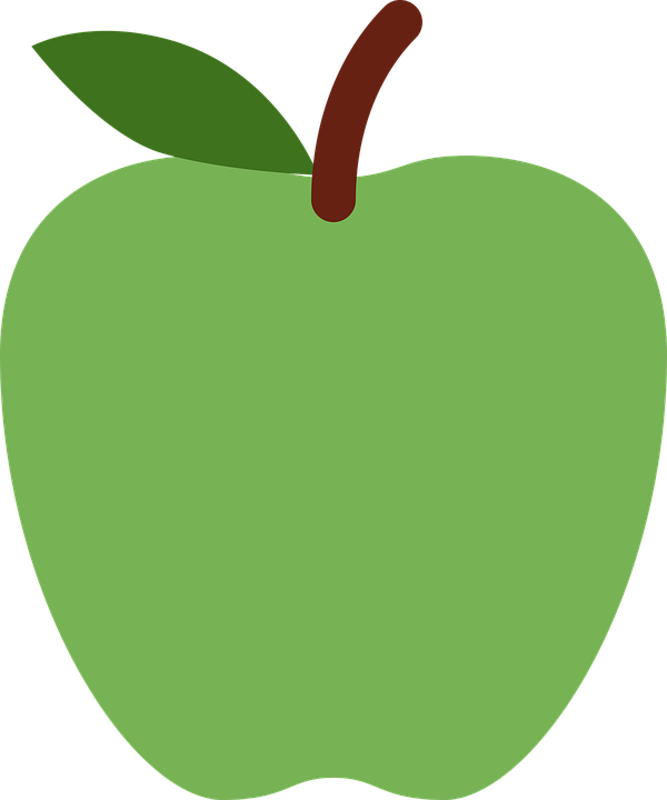 Apple, Green, Green Apple, Fruit, Diet, Nature - Emoji Pomme Verte (600x720), Png Download