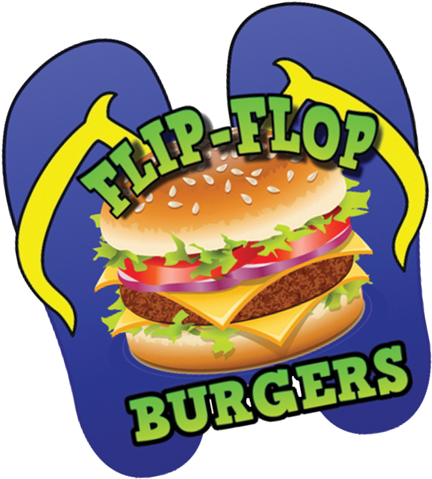 Flip Flop Burgers - Cheeseburger (1148x1148), Png Download
