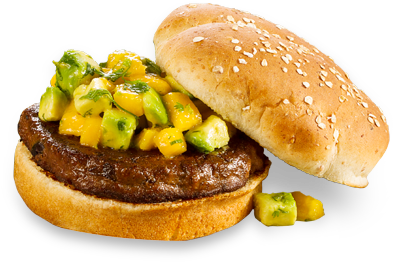 1 - - Tofurky Burgers (596x406), Png Download